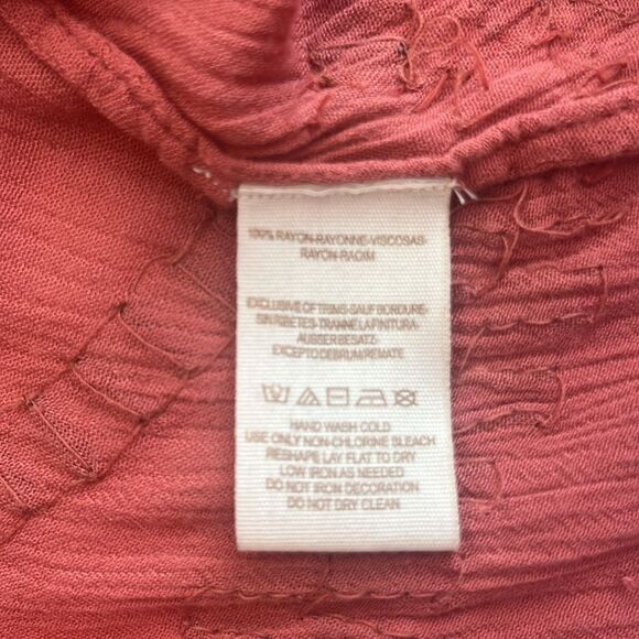 Free People Ferris Wheel Open Back Top Beaded Sequin Embellished Blouse Sz Small - Picture 9 of 10